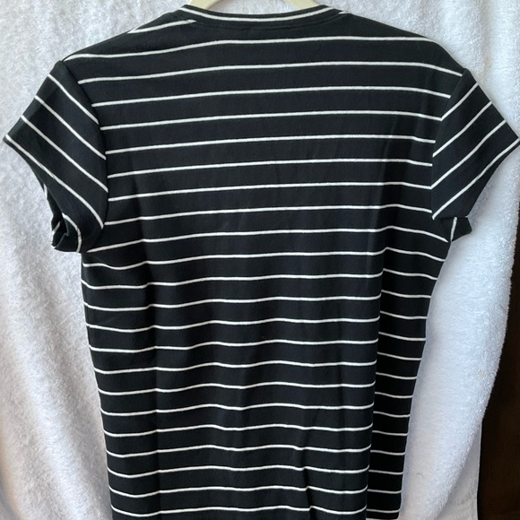 Chico’s Apparel Spirit Short Sleeve Tee Black; NWT; M/8 - Picture 7 of 12